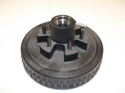 Tambour Dexter 008-201-05 – 6 trous sur cercle de 5.50″, avec godet et goujons, pour essieux de 5200 lb