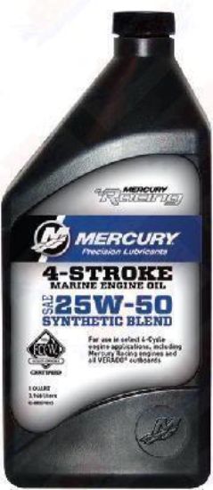 Mercury 25W50 High Performance Synthetic Marine Engine Oil