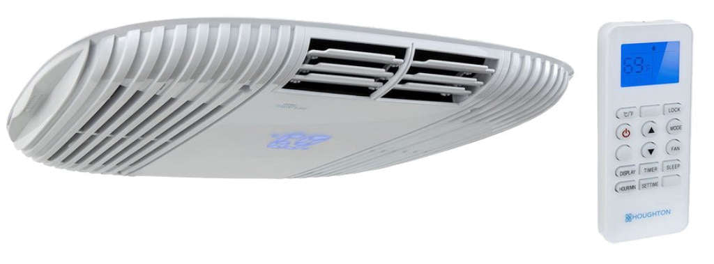 Assemblage de plafond non canalisé Houghton 9.5K blanc avec télécommande
