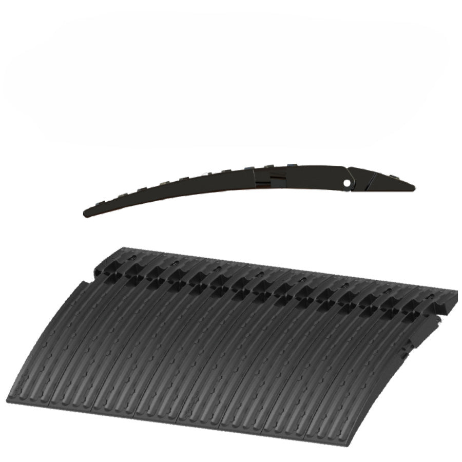 Glissière à rebord 9" x 96" pour remorque utilitaire