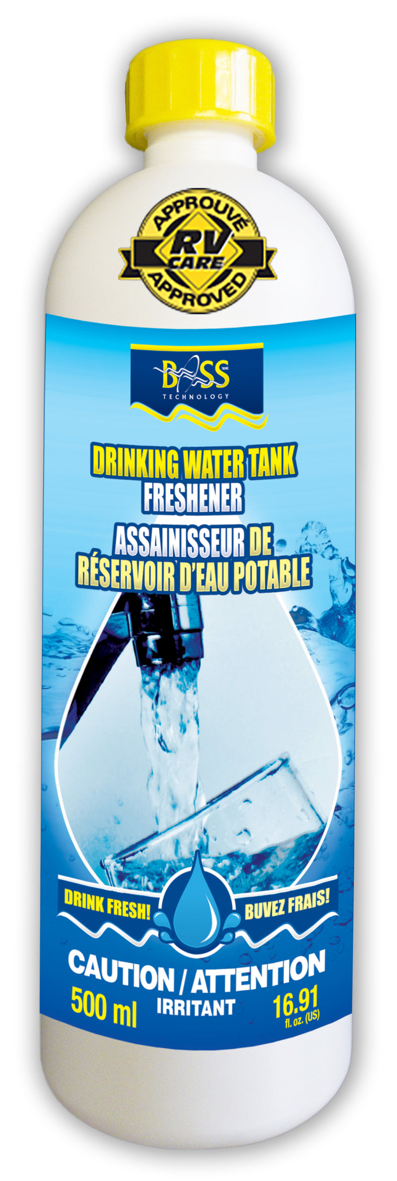 Désinfectant de Réservoir d'Eau Potable RV Boss 500ml – Nettoyage et Protection