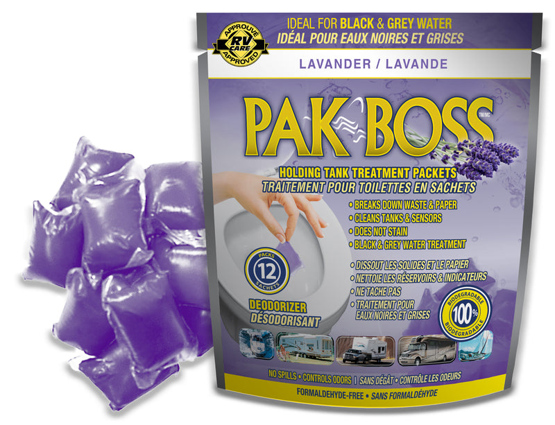 Sachets de Traitement Lavande ENZY BOSS – 12 unités pour le Contrôle des Odeurs dans VR et Bateaux