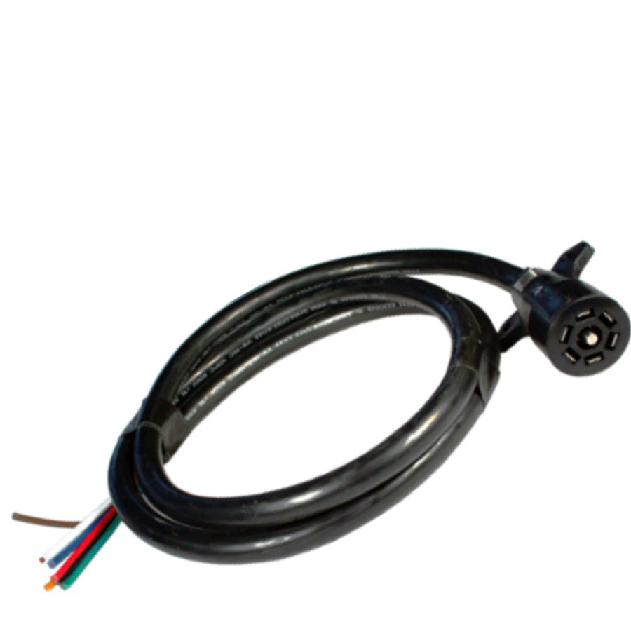 Prise 7 brins remorque avec fil 11" – Connecteur électrique pour remorque