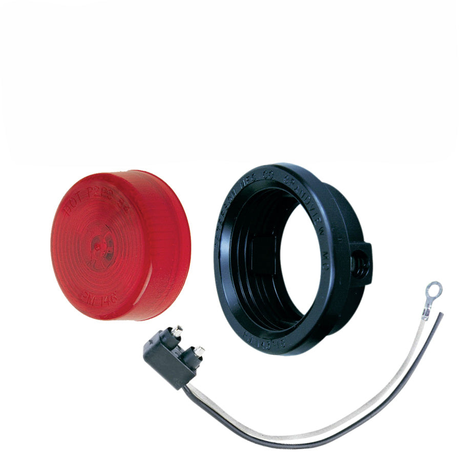 Ensemble lum 2po rouge complet #216KR – Lumière rouge 2 pouces pour remorque