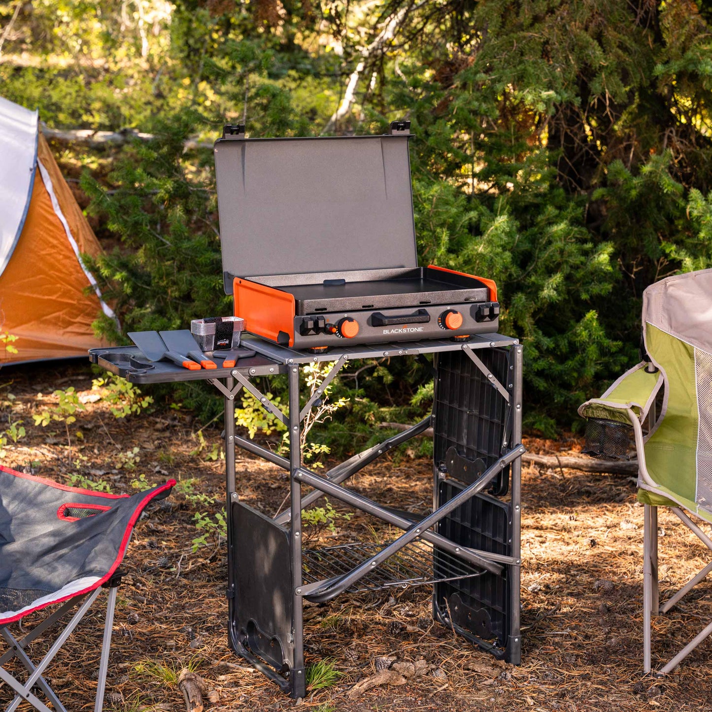 Gril de Camping 20x14" en Fonte – Parfait pour Cuisine en Plein Air | Blackstone