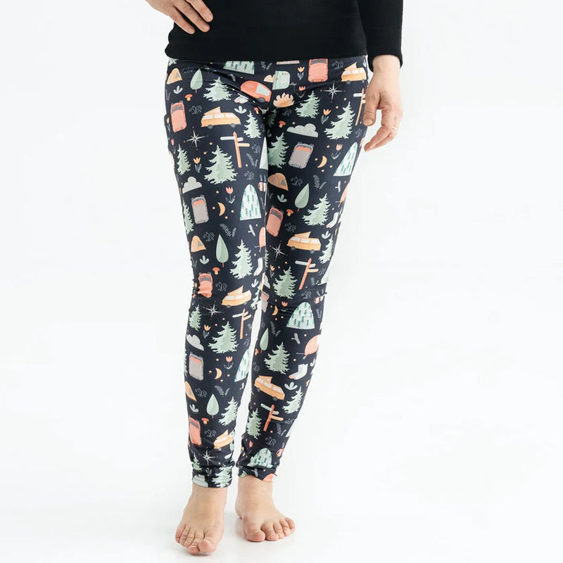 Camper Caravan Print Leggings - Ultra Soft Microfiber