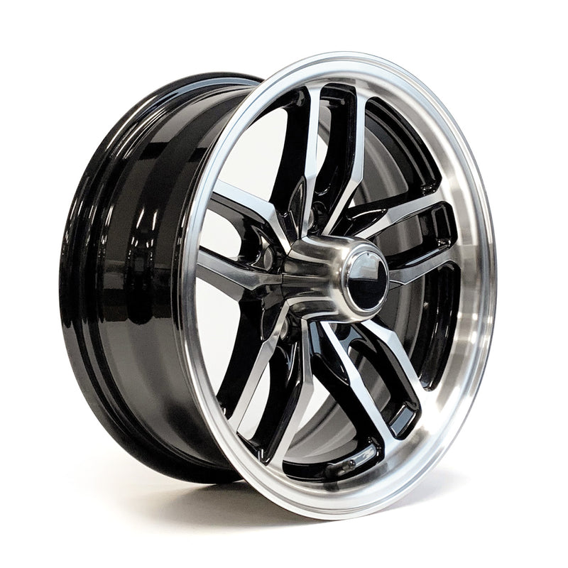 Jante en aluminium noir 15" avec 5 trous - Modèle Osprey