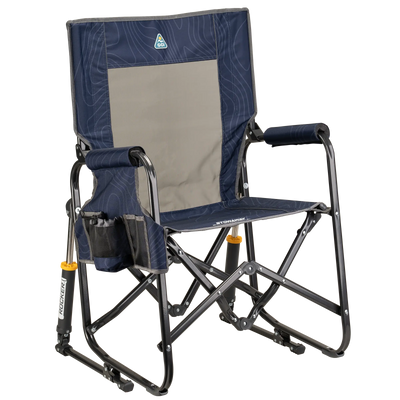 Chaise à bascule Pliable GCI Outdoor Stowaway Rocker - Confort Compact pour le Camping et les Activités de Plein Air
