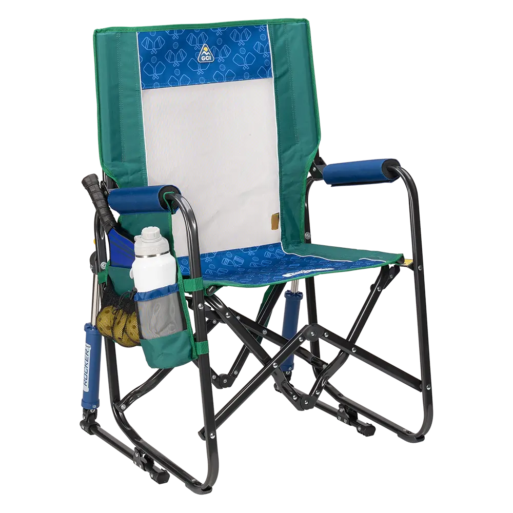 Chaise à bascule Pliable GCI Outdoor Stowaway Rocker - Confort Compact pour le Camping et les Activités de Plein Air