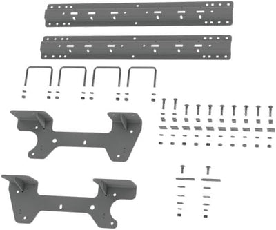 B&W RVK2504 Universal Fifth Wheel Base Rails with Custom Mounting Brackets
