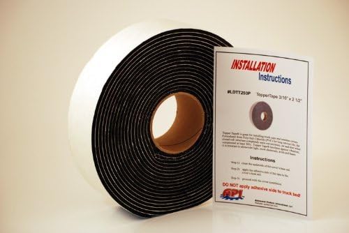 Topper Tape LDTT250P for Truck Caps - 2-1/2" x 30' - UV Resistant