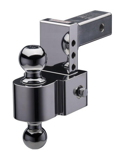 Bloc d’attelage Fastway aluminium 4" avec boules 2" et 2 5/16"