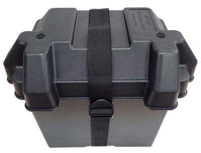Boîtier de batterie 6V robuste ventilé | Protection batterie VR & remorque