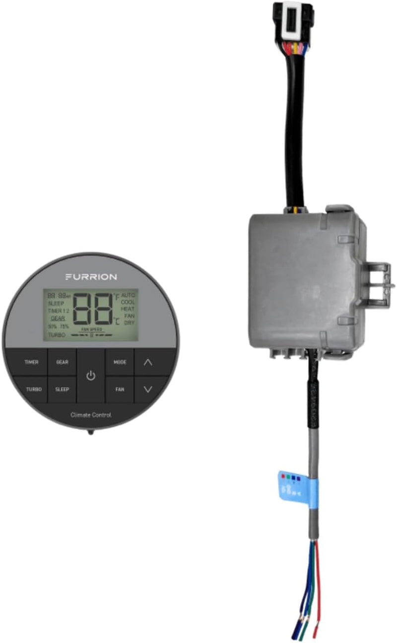 Thermostat mural programmable Furrion Chill Cube 12V pour climatiseur VR et fournaise