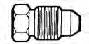 Bouchon mâle flare 1/2" en laiton – Adaptateur robuste pour plomberie et gaz