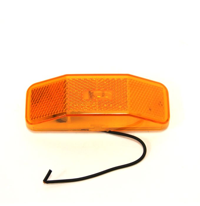 Feu de Gabarit et Marqueur Incandescent 4” x 1 3/8” Ambre – Connecteur 1 Voie