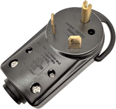 Parkworld 691609 Male 30A TT-30P Plug with Handle – RV Replacement