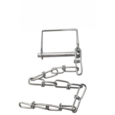 Barrure avec tige 5/16 x 2.78 avec chaîne pour équipement