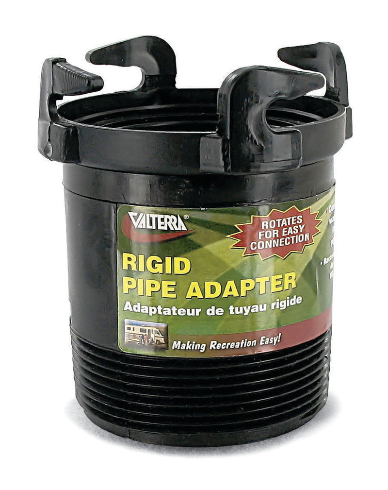 Adaptateur rigide pour tuyau d’égout 3 po Valterra | Filetage mâle x crochets baïonnette