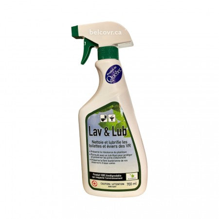 Nettoyant lubrifiant "Lav & Lub" toilette et évier VR biodégradable AIR'eautech 8559 – 700 ml