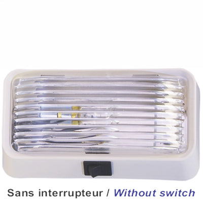 Clear Interior/Exterior Light for RV - No Switch