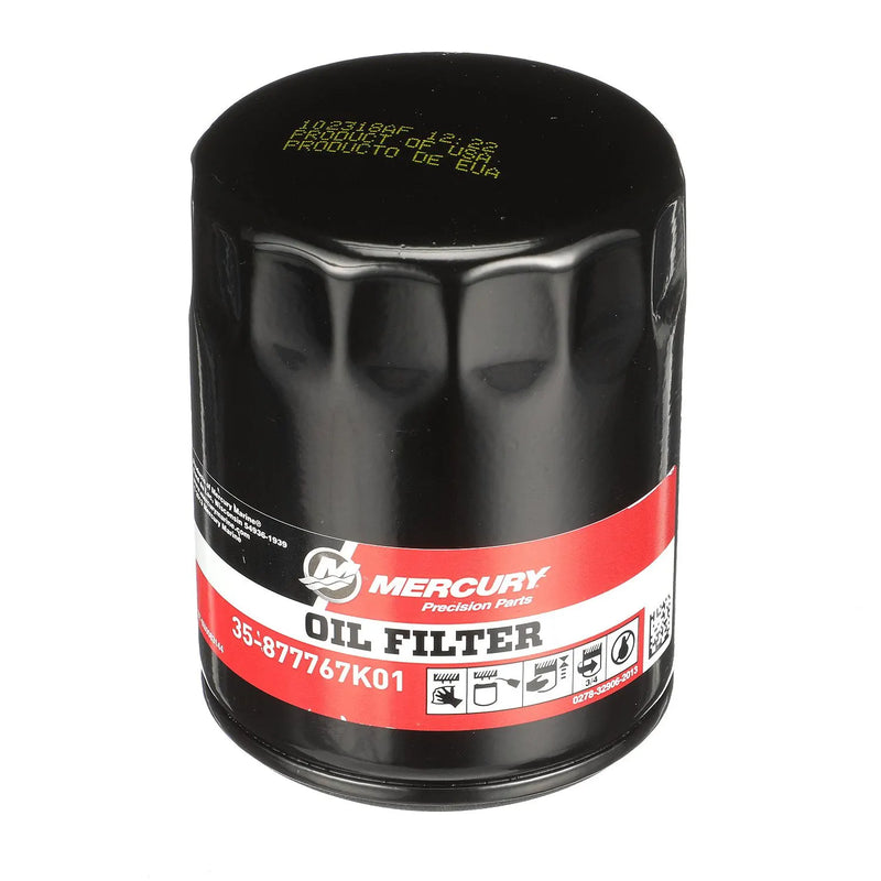 Filtre à huile Mercury 877767K01 pour moteurs hors-bord Verado 135 à 200HP