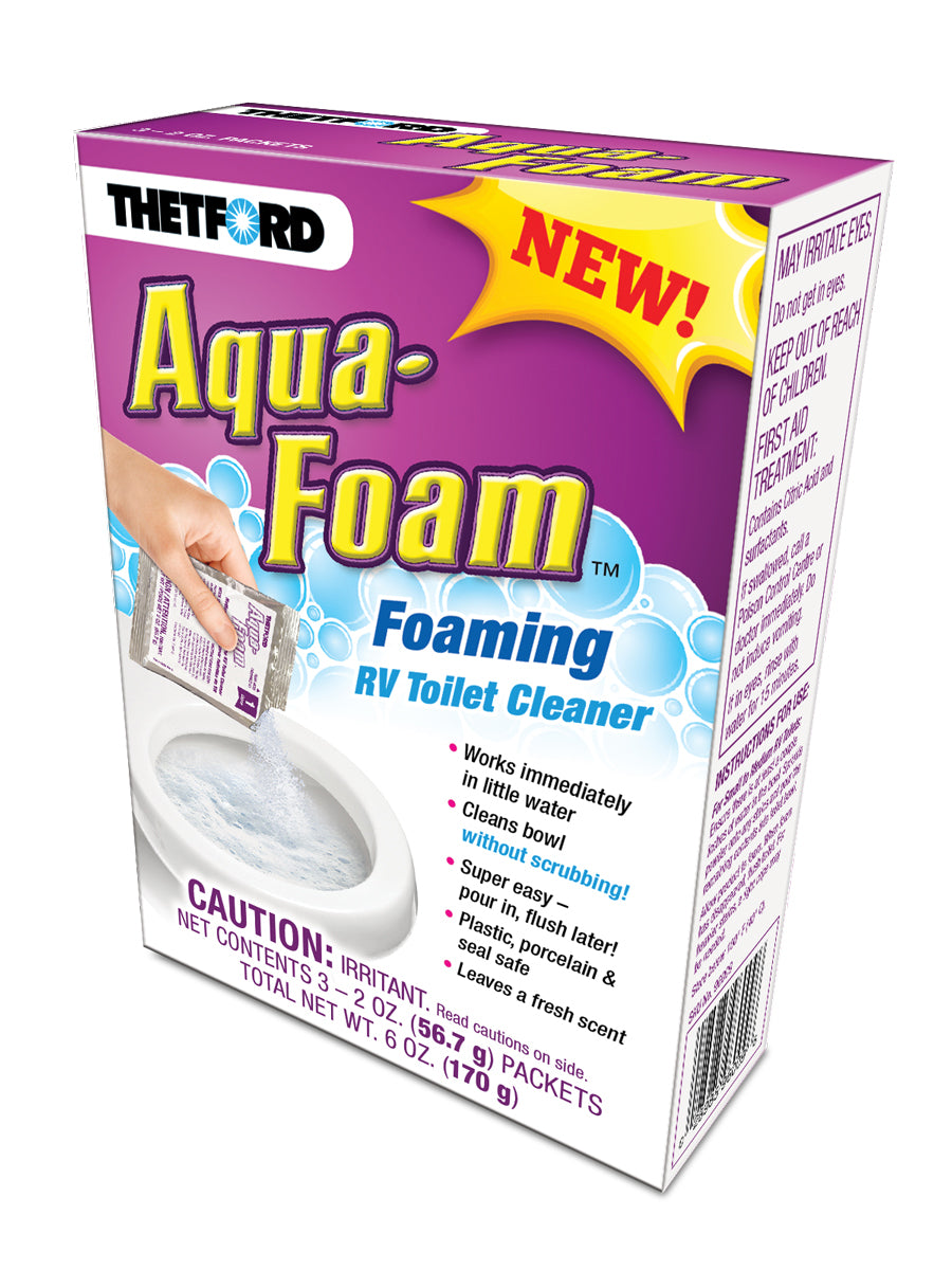 Aqua-Foam™ Nettoyant Toilettes VR – Moussant, Sans Frottage – Paquet de 3