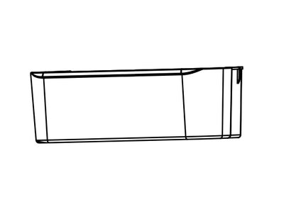 Bac de porte de réfrigérateur Norcold 39-2274 – Série 1210, blanc