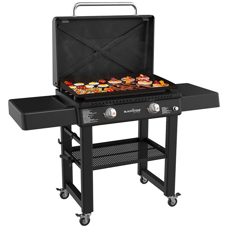 Gril à Plancha Blackstone 30" avec Couvercle et 2 Zones de Chaleur – Parfait pour Barbecue