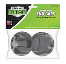 Drain pipe end caps
