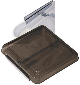 14 x 14 Inch Smoke Roof Vent Cover - Replacement for Ventline/Elixir & Heng's - Durable Polypropylene