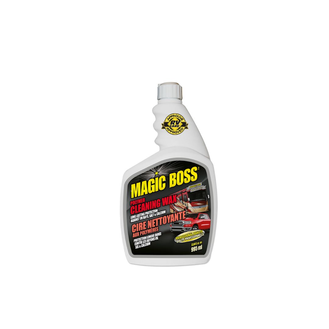 Magic-Boss Cire Nettoyante aux Polymères 995 ml – Brillance et Protection pour Véhicules