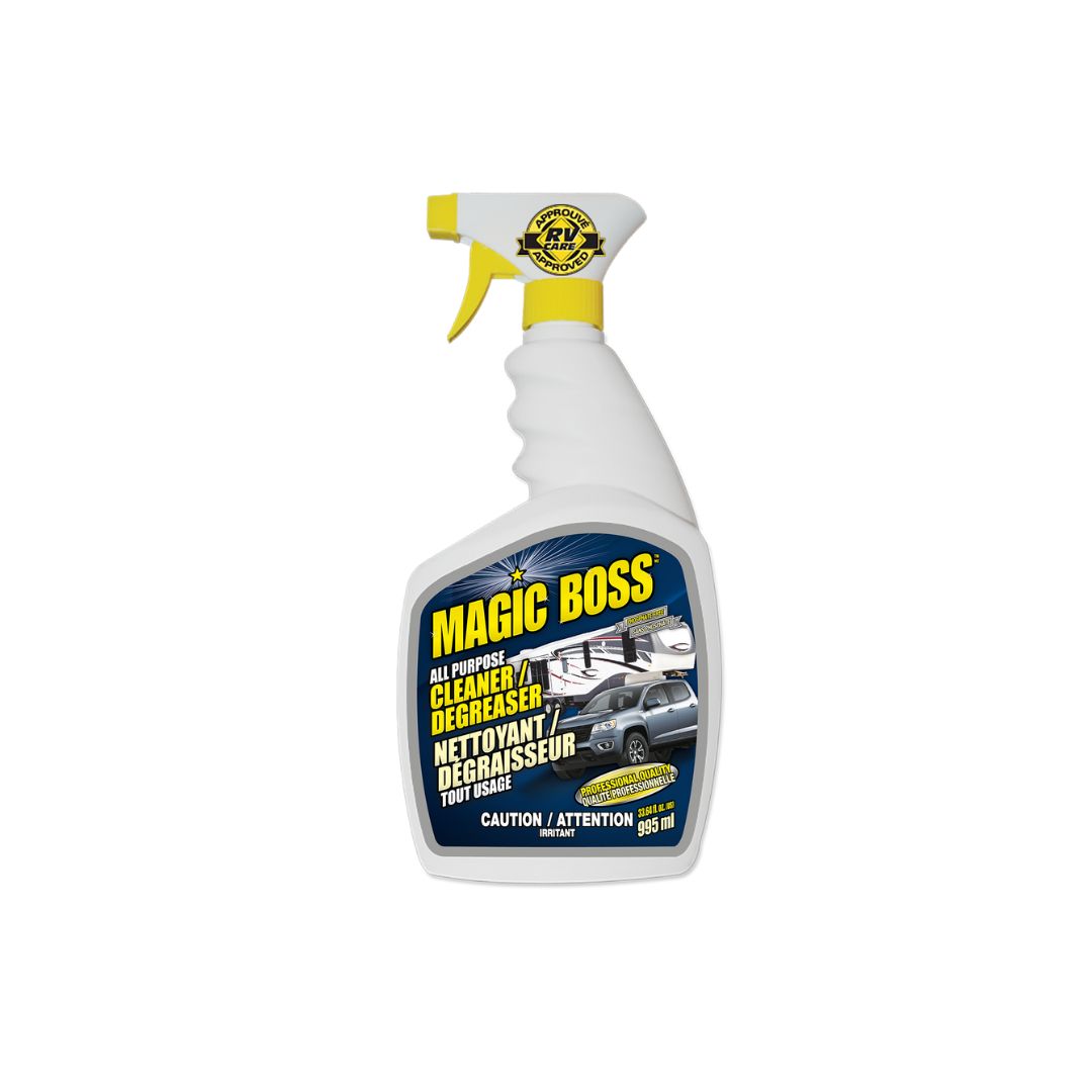 Magic-Boss Nettoyeur/Dégraisseur Tout Usage 995 ml - Nettoyant polyvalent pour RV et maison