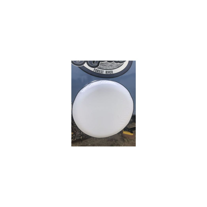 Housse pneu secours 21''-22'' blanc /Chaque