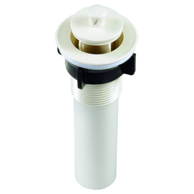 JR Products 10-1714 Sink Strainer with Pop-Up Stopper – Parchment