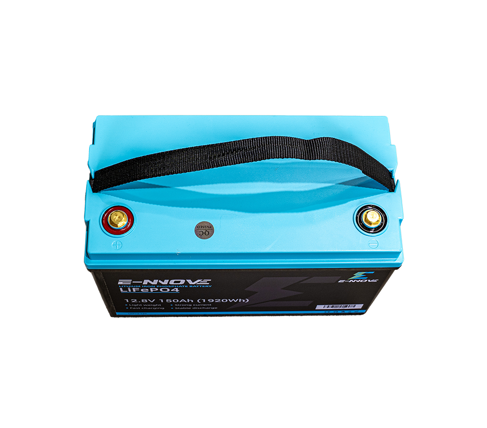 Batterie E-NNOVE LiFePO₄ 12.8V 150Ah (1920Wh) – Lithium Fer Phosphate avec BMS 150A | Modèle LFP12-150