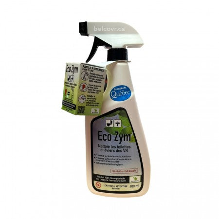 Eco Zym - 700mL – Nettoyant Toilettes, Douches et Éviers pour VR | 100% Biodégradable