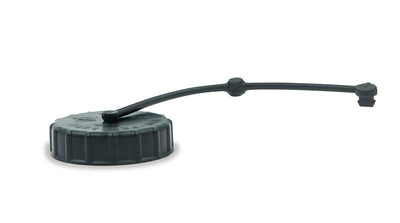 Replacement Cap for Gravity Water Faucet - UV Resistant, Black, with Lanyard