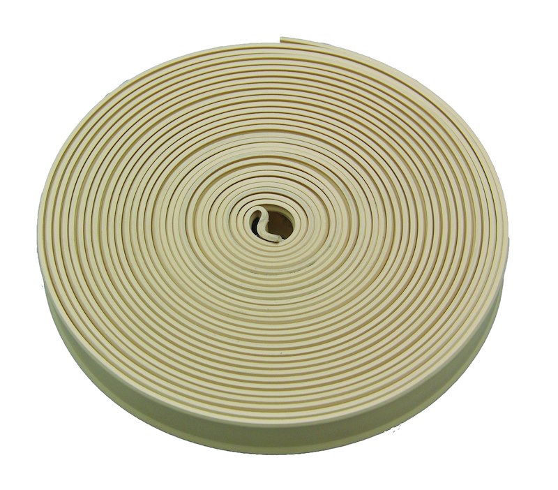 Insert en plastique pour portes et fenêtres RV – Couleur beige, qualité supérieure - VENDU AU PIED