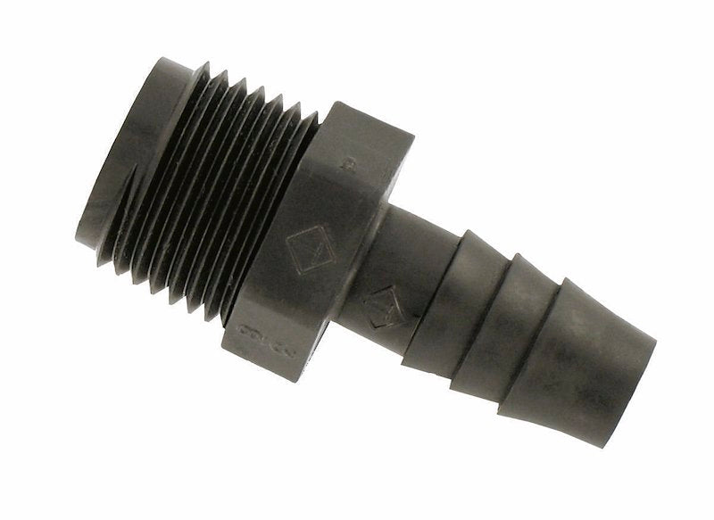 Adaptateur à filetage mâle 3/8 pouce pour tuyau - Raccord plastique durable - Idéal pour RV et marine