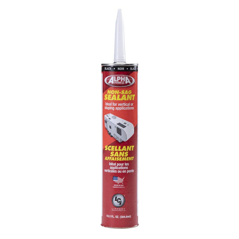 Butyl 1021 Self-Leveling Sealant for RV - Black, 10.3 oz