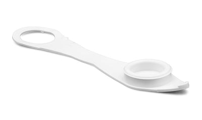 B&B Fresh Water Inlet Cap - Flexible Polar White Rubber - OEM Compatible
