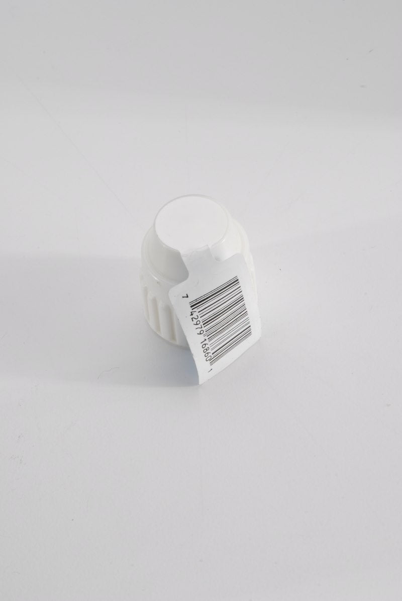 Flair-It™ 1/2 Inch Adapter Cap - White Plastic - Easy Installation