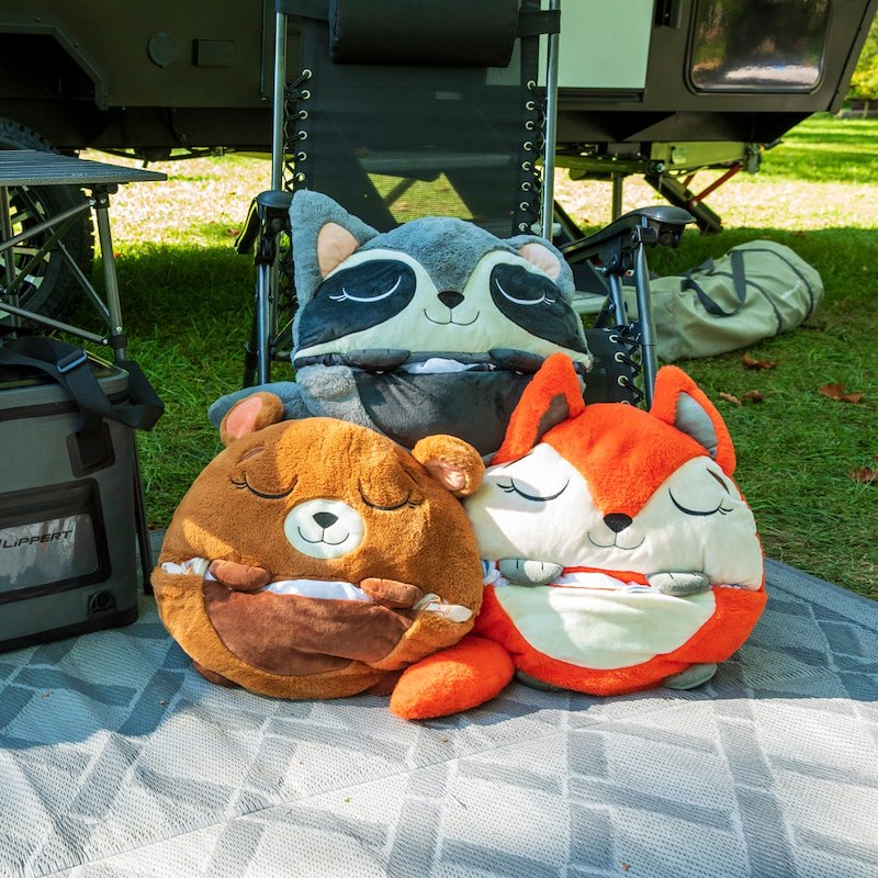 Sac de Couchage Thomas Payne® 3-en-1 pour Enfants (5+ ans) - Oreiller, Jouet en Peluche et Sac de Sieste