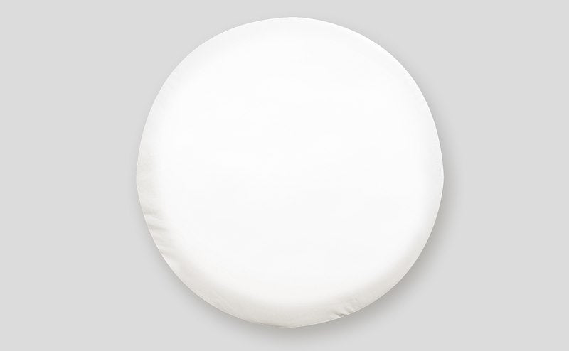 Polar White Spare Tire Cover - 25-1/2 Inches - Vinyl
