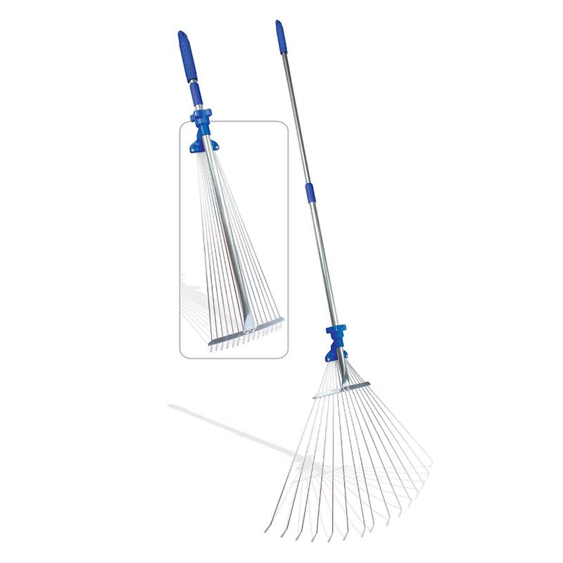 Telescopic Aluminum Rake - Compactable from 60" to 29"