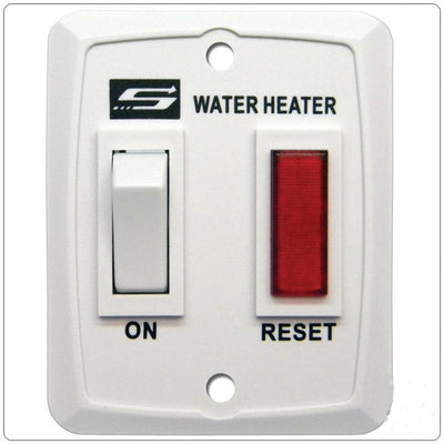 Suburban Nautilus Series Water Heater Power Switch - 12V, White
