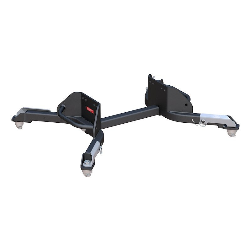 Support d'attelage Fifth Wheel Curt - Jambes de remplacement, capacité 25 000 lbs, revêtement en poudre noir