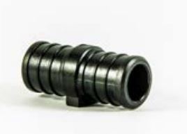 PEX Coupler 1/2" x 1/2" - Straight Black Plastic Connector - High Strength