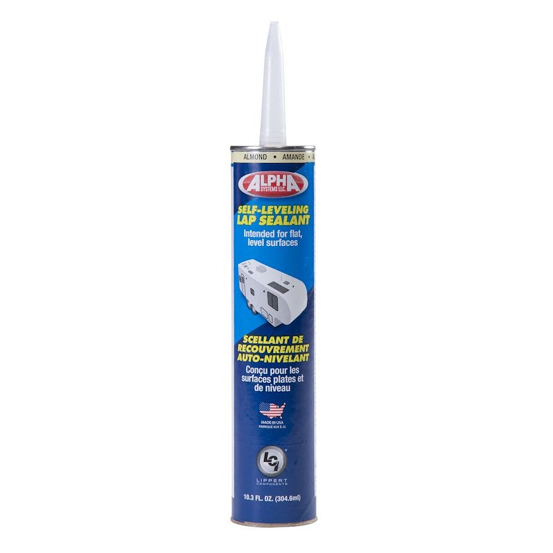 Alpha Systems 1021 Self-Leveling Sealant – Butyl Rubber, 10.3 oz Tube